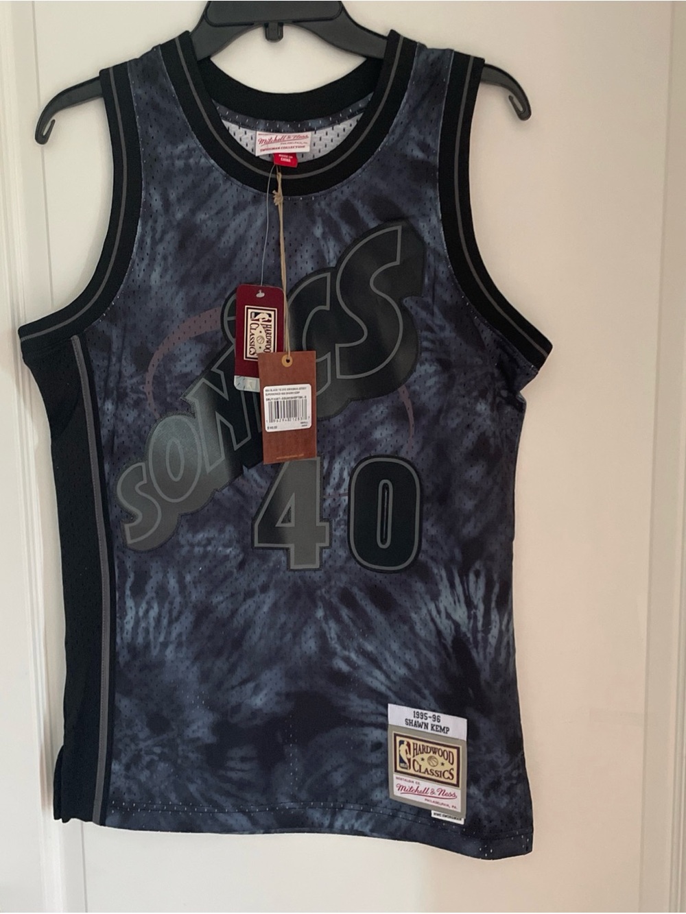 Men’s Mitchell & Ness NBA Swingman Jersey SuperSonics Shawn Kemp Small $140 NWT